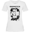 Женская футболка Рамштайн лого Белый фото