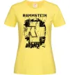 Женская футболка Рамштайн лого Лимонный фото