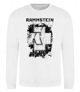 Свитшот Рамштайн лого Белый фото