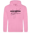 Женская толстовка (худи) Rammstein Engel Розовый фото