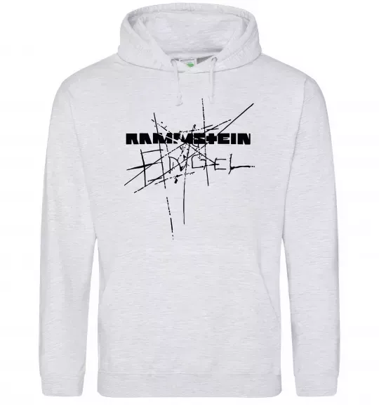 Жіноча толстовка (худі) Rammstein Engel Сірий меланж фото