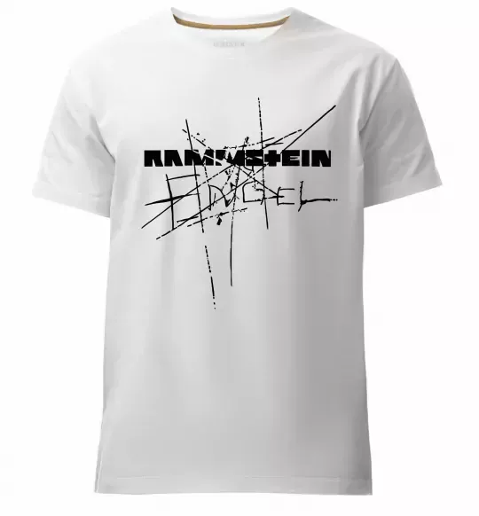 Чоловіча преміум футболка Rammstein Engel Білий фото