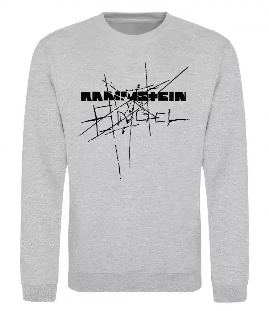 Свитшот Rammstein Engel Серый меланж фото