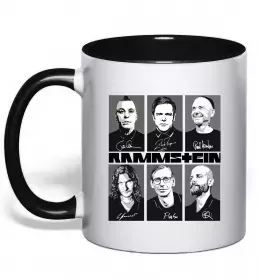 Чашка з кольоровою ручкою