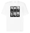 Футболка Оверсайз Rammstein autographs Білий фото