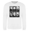 Світшот Rammstein autographs Білий фото
