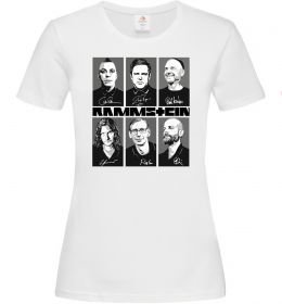 Жіноча футболка Rammstein autographs Жіноча футболка Rammstein autographs