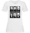 Жіноча футболка Rammstein autographs Білий фото