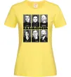 Жіноча футболка Rammstein autographs Лимонний фото