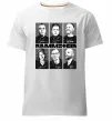 Чоловіча преміум футболка Rammstein autographs Білий фото