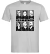 Чоловіча футболка Rammstein autographs Сірий фото