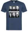Чоловіча футболка Rammstein autographs Темно-синій фото