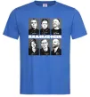 Чоловіча футболка Rammstein autographs Яскраво-синій фото