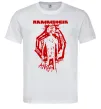 Чоловіча футболка Rammstein Angst Білий фото