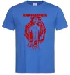 Чоловіча футболка Rammstein Angst Яскраво-синій фото