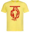 Чоловіча футболка Rammstein Angst Лимонний фото