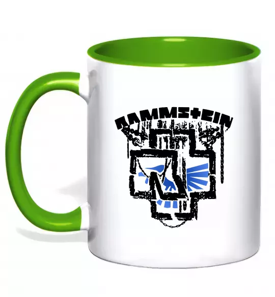 Чашка з кольоровою ручкою Ramms+ein Зелений фото