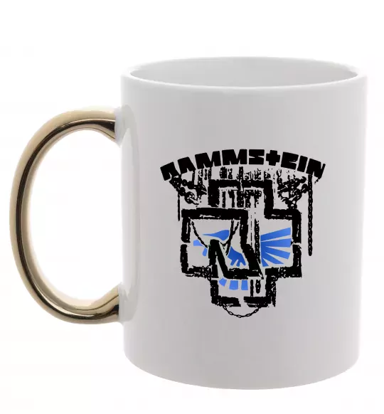 Чашка з кольоровою ручкою Ramms+ein Золото фото