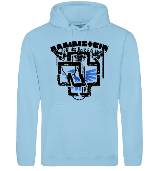 Женская толстовка (худи) Ramms+ein Голубой фото