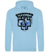 Женская толстовка (худи) Ramms+ein Голубой фото