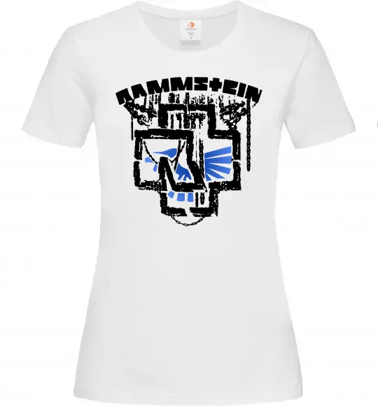 Жіноча футболка Ramms+ein Білий фото