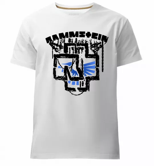 Чоловіча преміум футболка Ramms+ein Білий фото