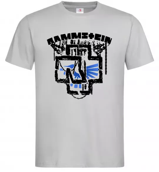 Чоловіча футболка Ramms+ein Сірий фото