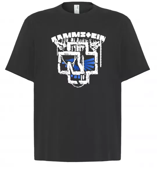 Футболка Оверсайз Ramms+ein Чорний фото