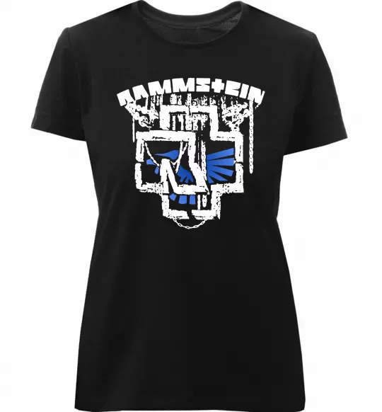 Жіноча преміум футболка Ramms+ein Чорний фото