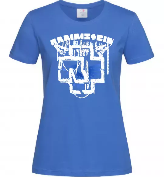 Жіноча футболка Ramms+ein Яскраво-синій фото
