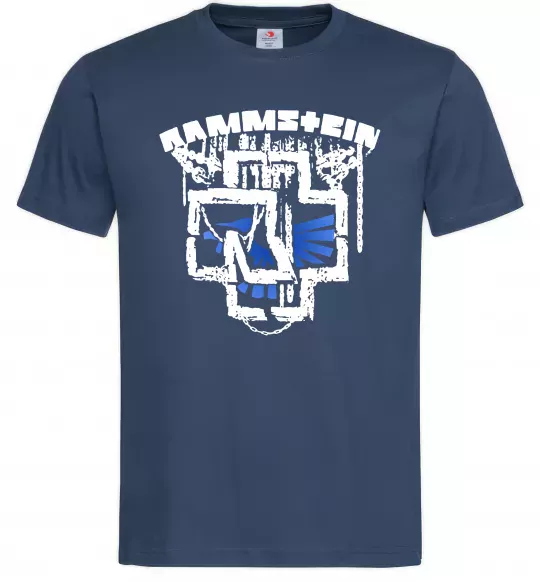 Чоловіча футболка Ramms+ein Темно-синій фото