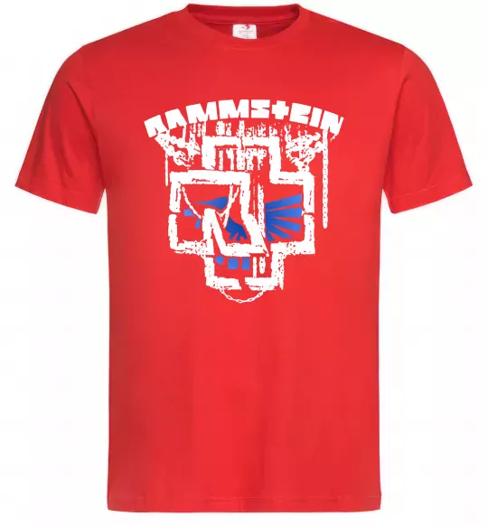 Чоловіча футболка Ramms+ein Червоний фото
