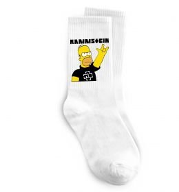 Шкарпетки Rammstein Homer Simpson