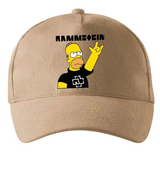 Кепка Rammstein Homer Simpson Пісочний фото