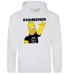 Женская толстовка (худи) Rammstein Homer Simpson Серый меланж Женская толстовка (худи) Rammstein Homer Simpson Серый меланж фото