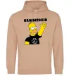 Женская толстовка (худи) Rammstein Homer Simpson Песочный Женская толстовка (худи) Rammstein Homer Simpson Песочный фото