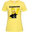 Жіноча футболка Rammstein Homer Simpson Лимонний фото