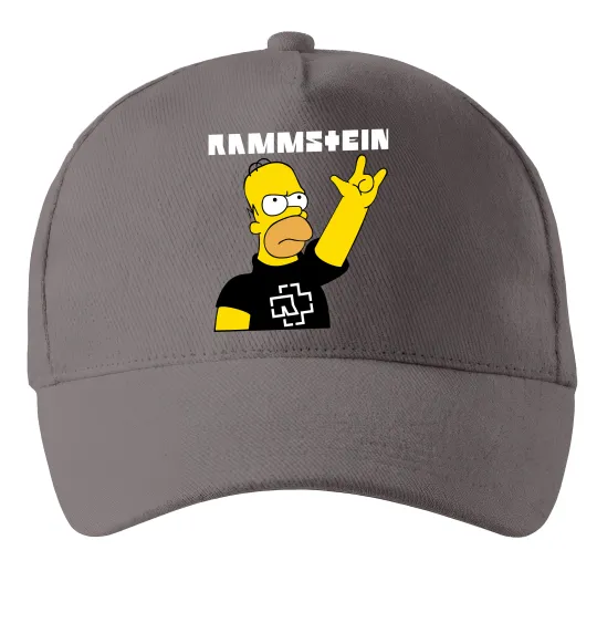 Кепка Rammstein Homer Simpson Сірий фото