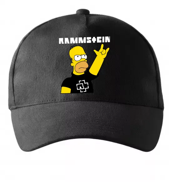 Кепка Rammstein Homer Simpson Чорний фото