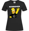 Жіноча футболка Rammstein Homer Simpson Чорний фото