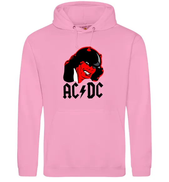 Мужская толстовка (худи) Ангус Янг Розовый фото