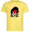 Мужская футболка Ангус Янг Лимонный фото