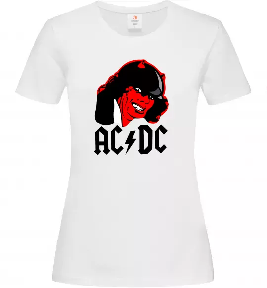 Жіноча футболка Ангус Янг Білий фото