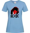 Жіноча футболка Ангус Янг Блакитний фото