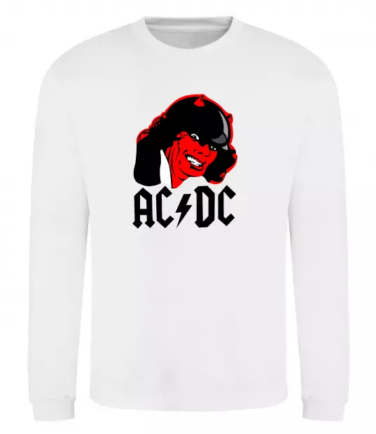 Світшот Ангус Янг Білий фото