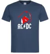 Мужская футболка Ангус Янг Темно-синий фото