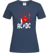 Жіноча футболка Ангус Янг Темно-синій фото