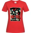 Жіноча футболка Highway to hell Червоний фото