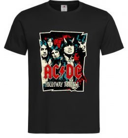 Чоловіча футболка Highway to hell Чорний фото