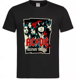 Мужская футболка Highway to hell Черный фото